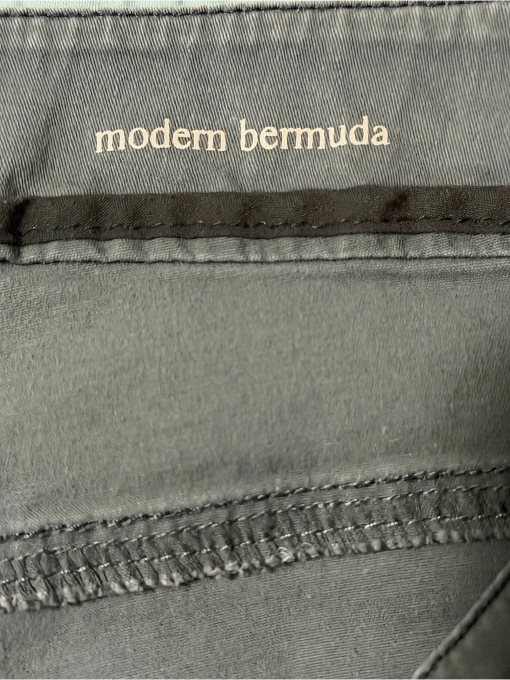 Sonoma Charcoal Gray Mid-Rise Bermuda Shorts - 14